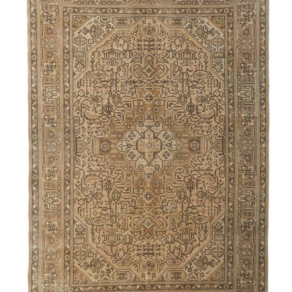 'Lily' Vintage Persian Rug - 6'6" x 9'4" - Canary Lane