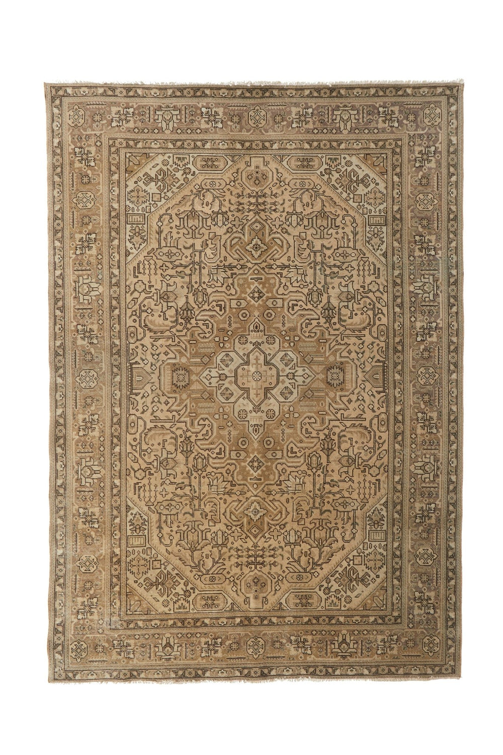 'Lily' Vintage Persian Rug - 6'6