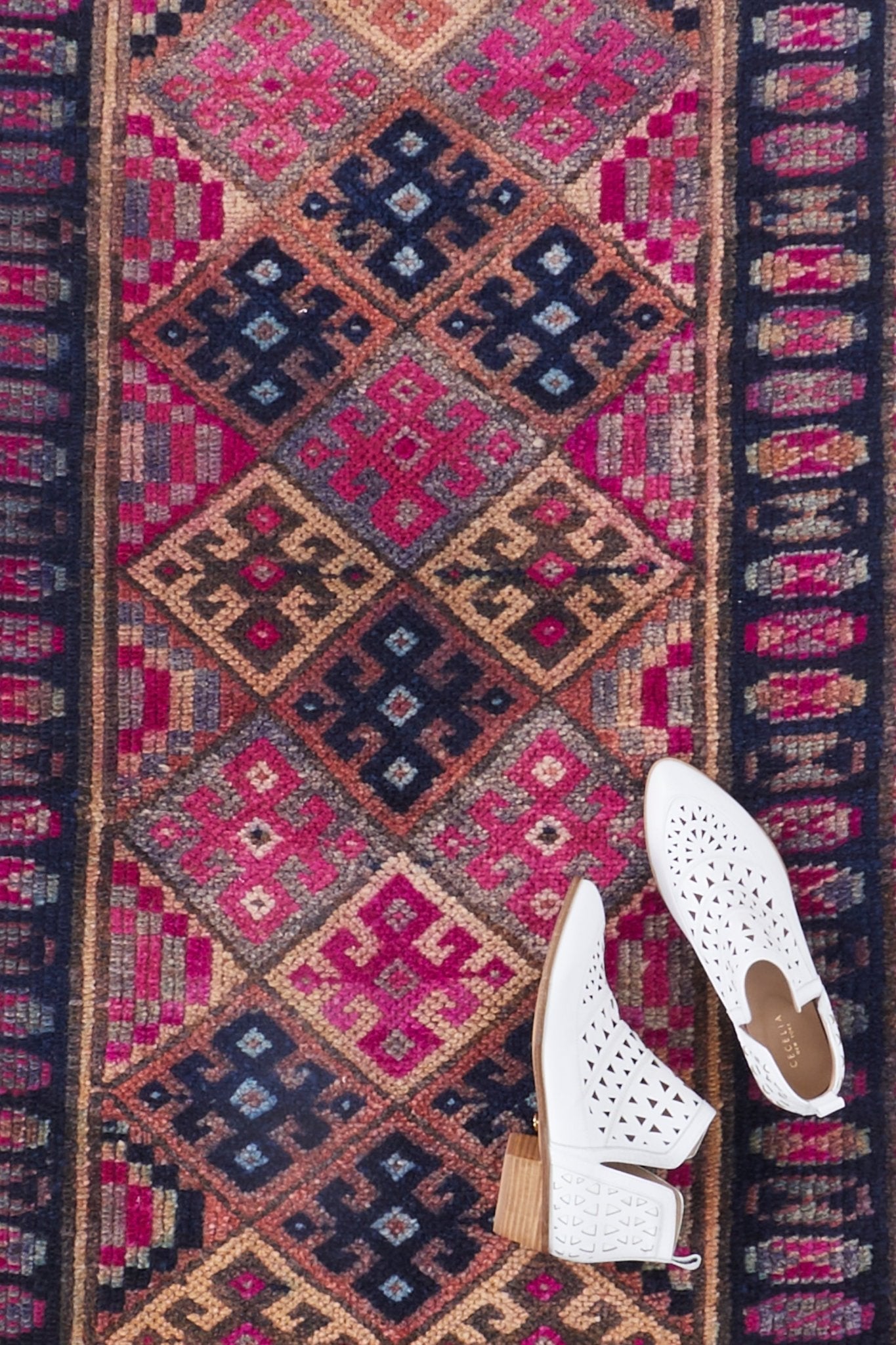 'Lorelai' Turkish Vintage Runner Rug - 2'7
