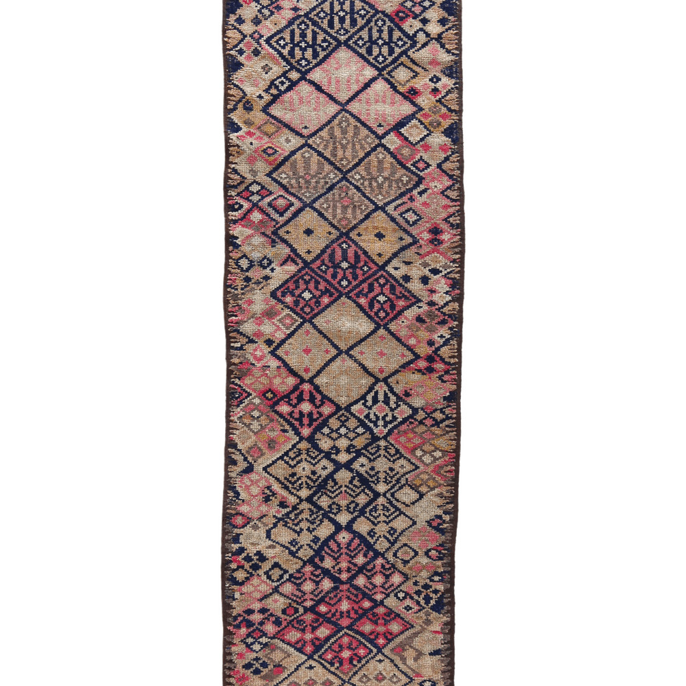 'Lowery' Vintage Turkish Kilim Runner - 2'7" x 9'5" - Canary Lane