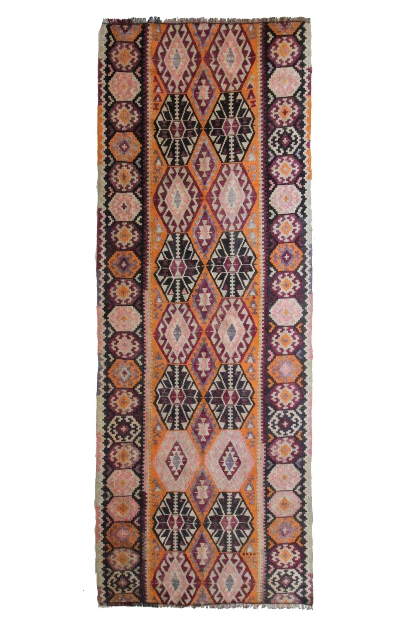 'Margo' Vintage Kilim - 3'9" x 9'8" - Canary Lane