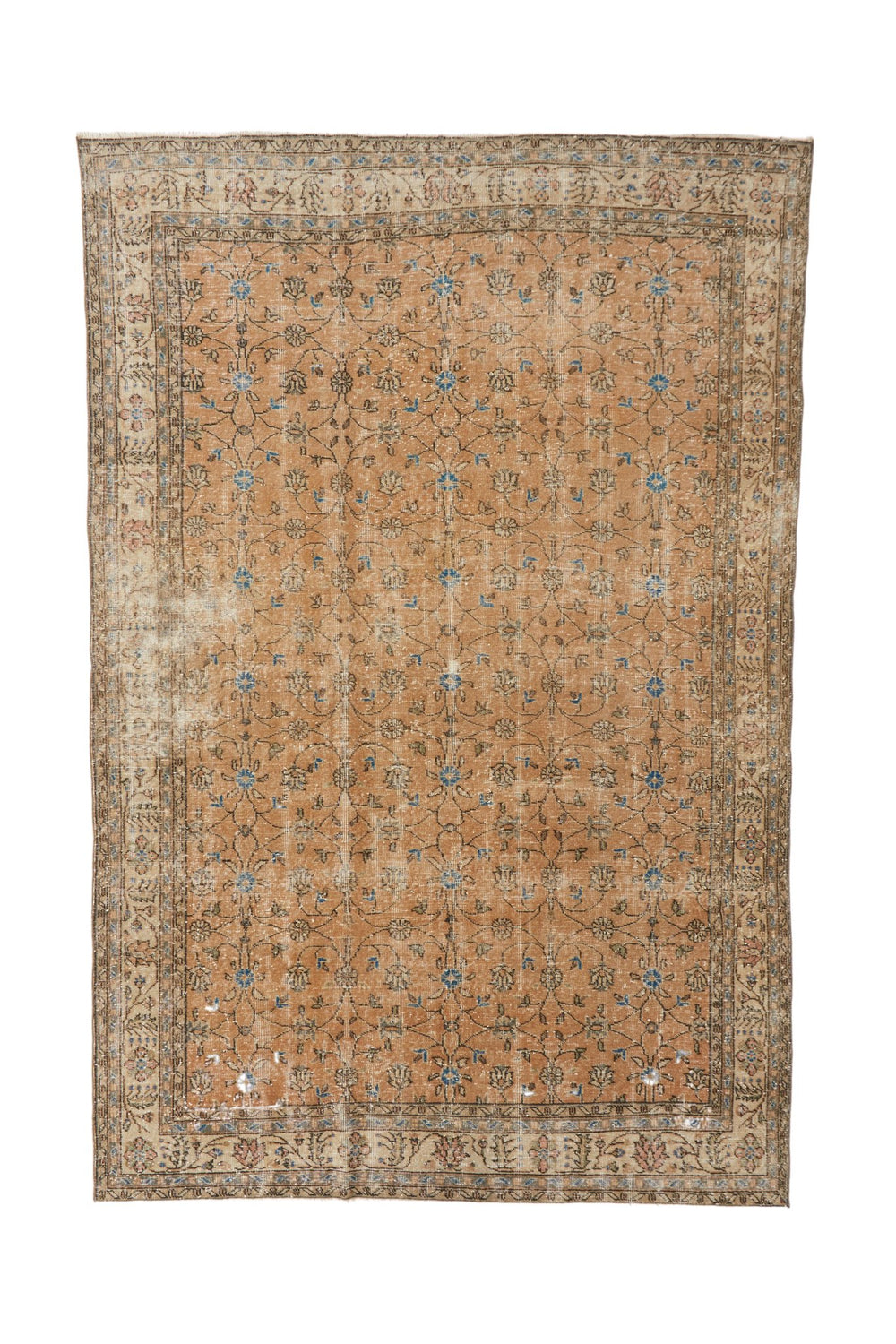 'Marmalade' Turkish Vintage Area Rug - 6’8” x 10’4” - Canary Lane