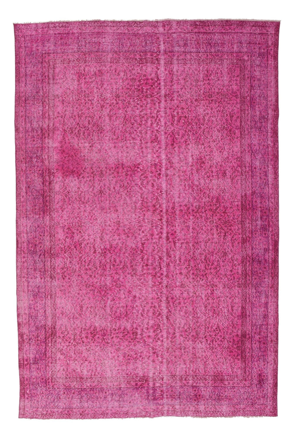 'Maude' Vintage Turkish Area Rug - 5'4'' x 8' - Canary Lane