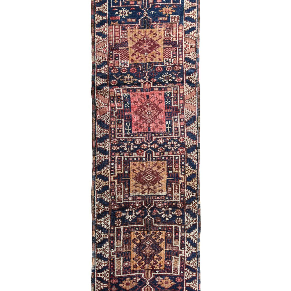 'Melody' Vintage Turkish Runner - 3’3’’ x 11’4’’ - Canary Lane