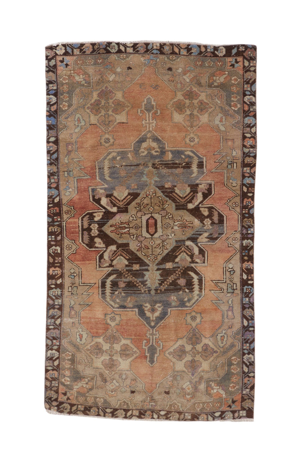 'Mera' Vintage Turkish Rug - 4'6'' x 8'2'' - Canary Lane