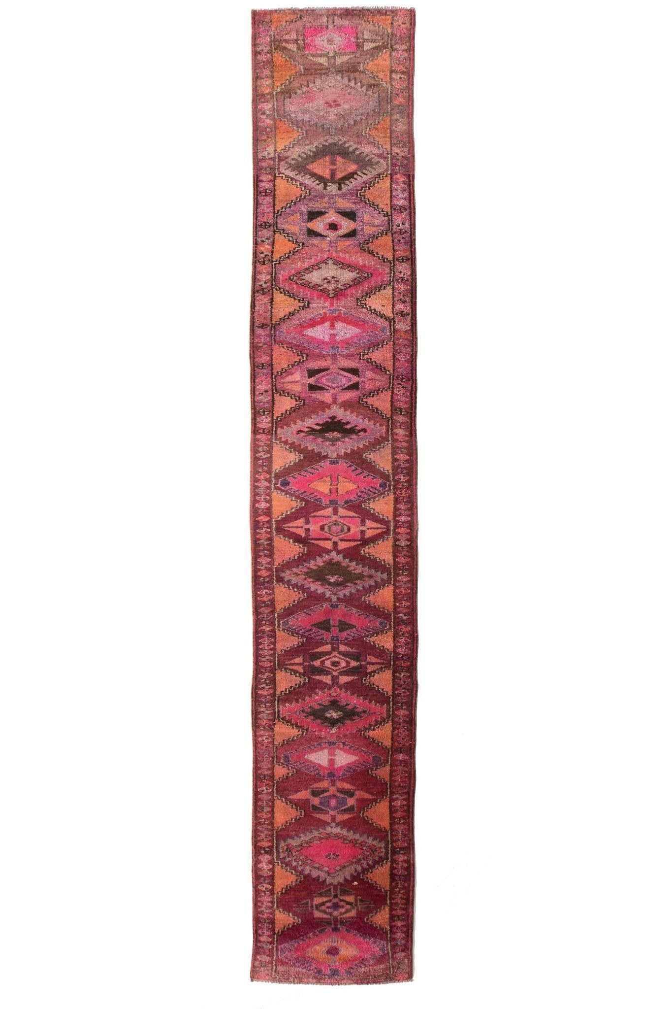 'Mirth' Extra Long & Narrow Tribal Runner - Canary Lane