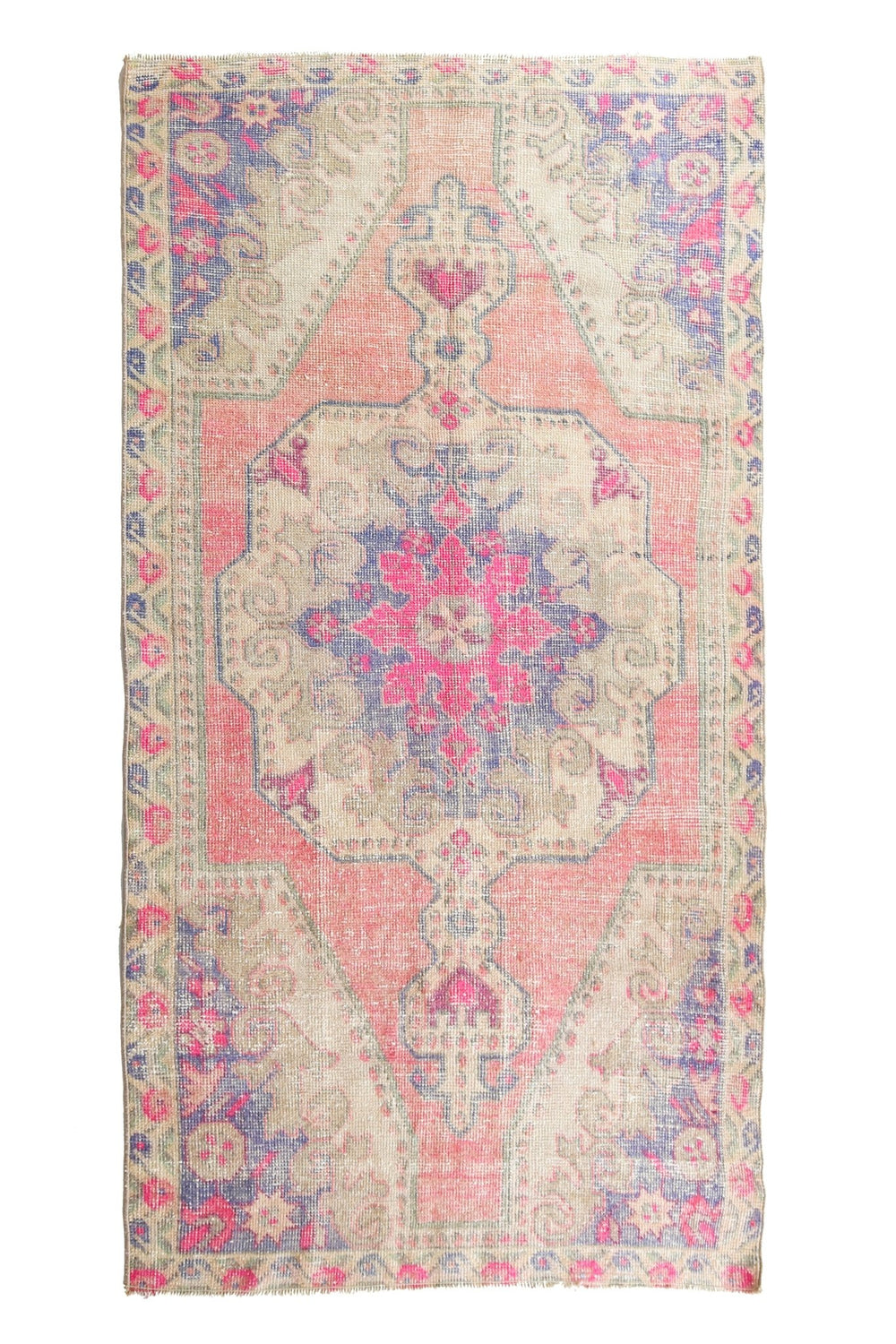 'Moon' Faded Oushak Rug - Canary Lane