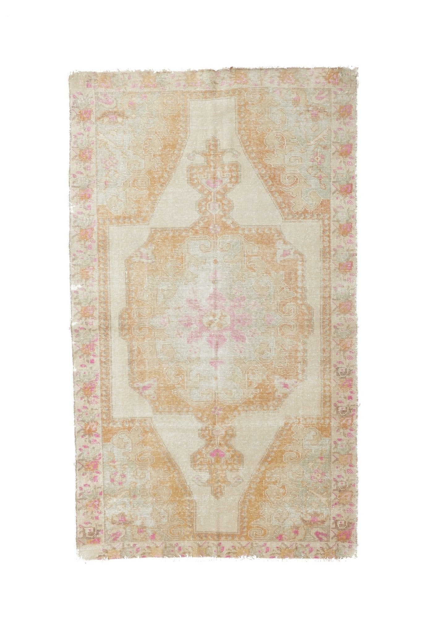 ‘Moonlight’ Vintage Turkish Oushak Rug - 4'3" x 7'2" - Canary Lane