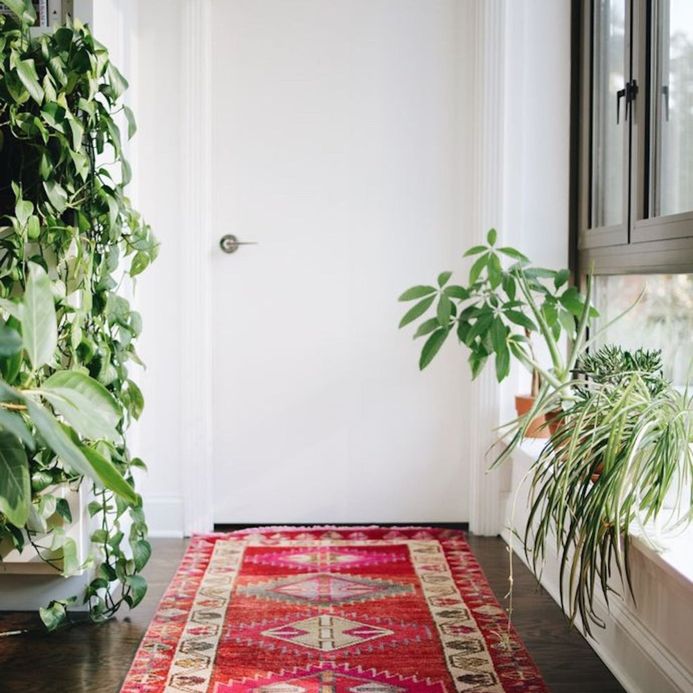 No. 1223 Vintage Heirloom Turkish Runner - 2'9'' x 12'10.5'' - Canary Lane