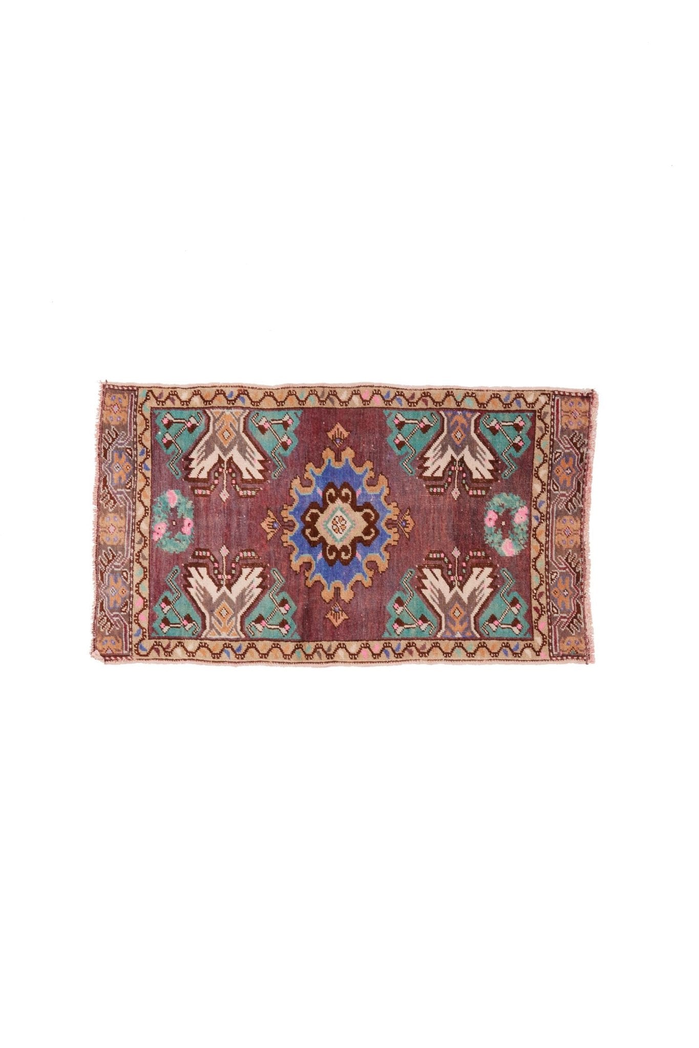 No. 1403 Mini Rug - 1'9'' x 3'1'' - Canary Lane