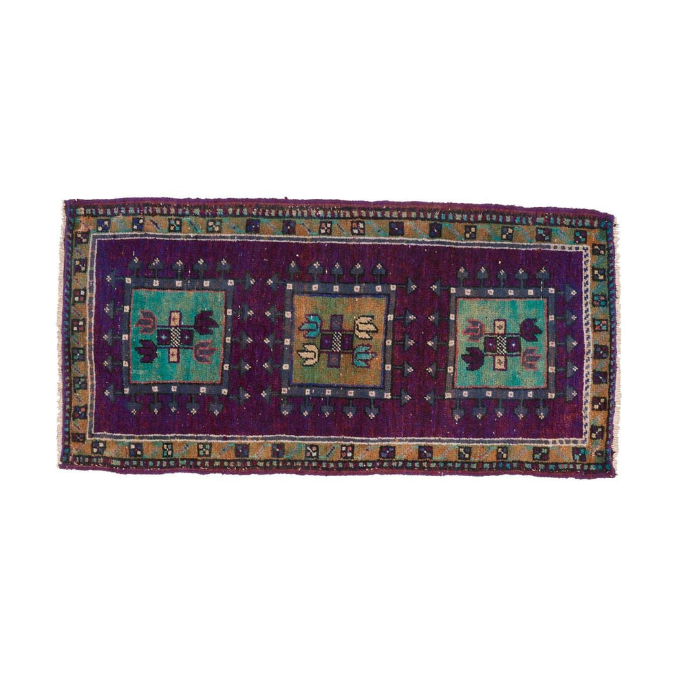 No. 1417 Mini Rug - 1'8'' x 3'5'' - Canary Lane