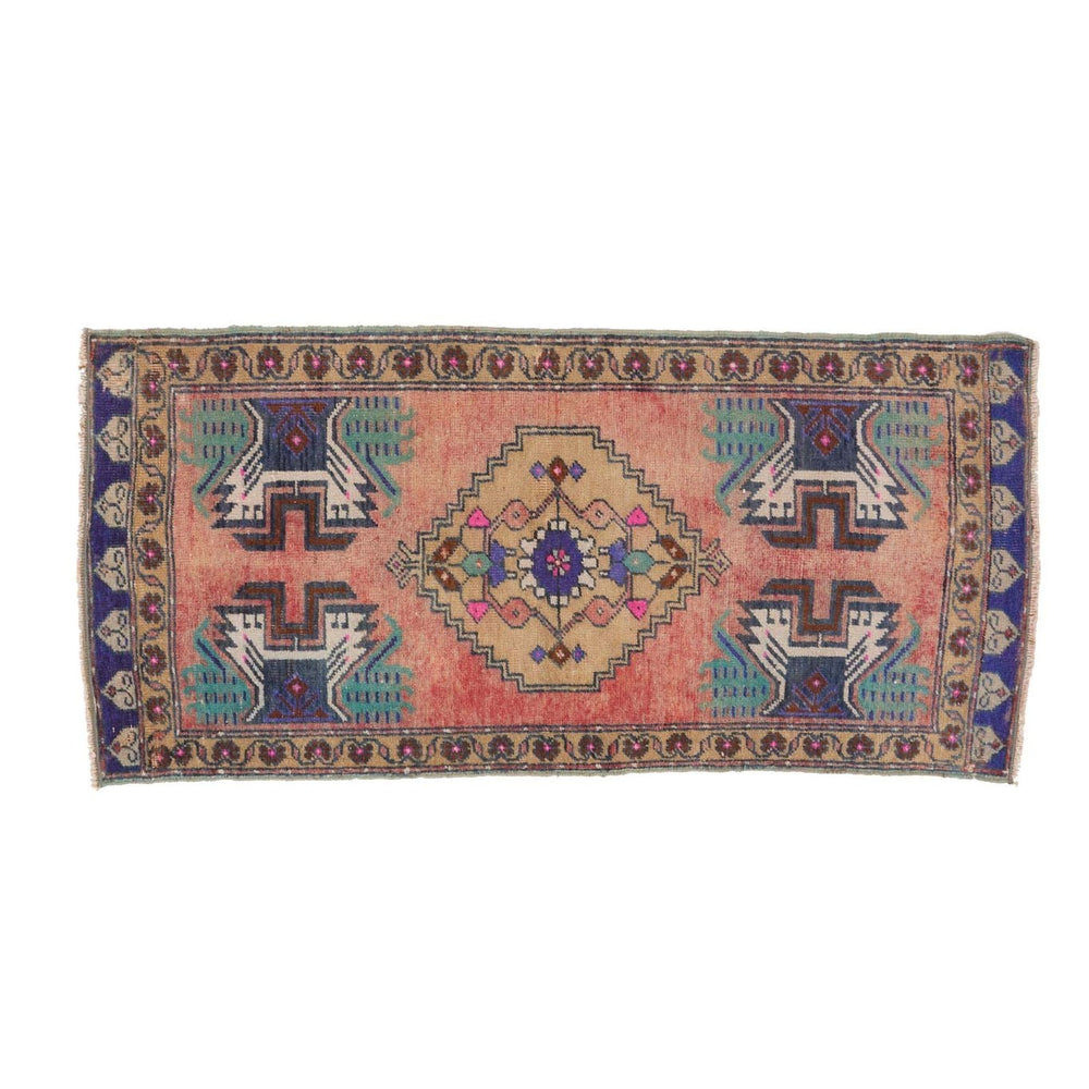 No. 1420 Mini Rug - 1'7.5'' x 3'5.5'' - Canary Lane