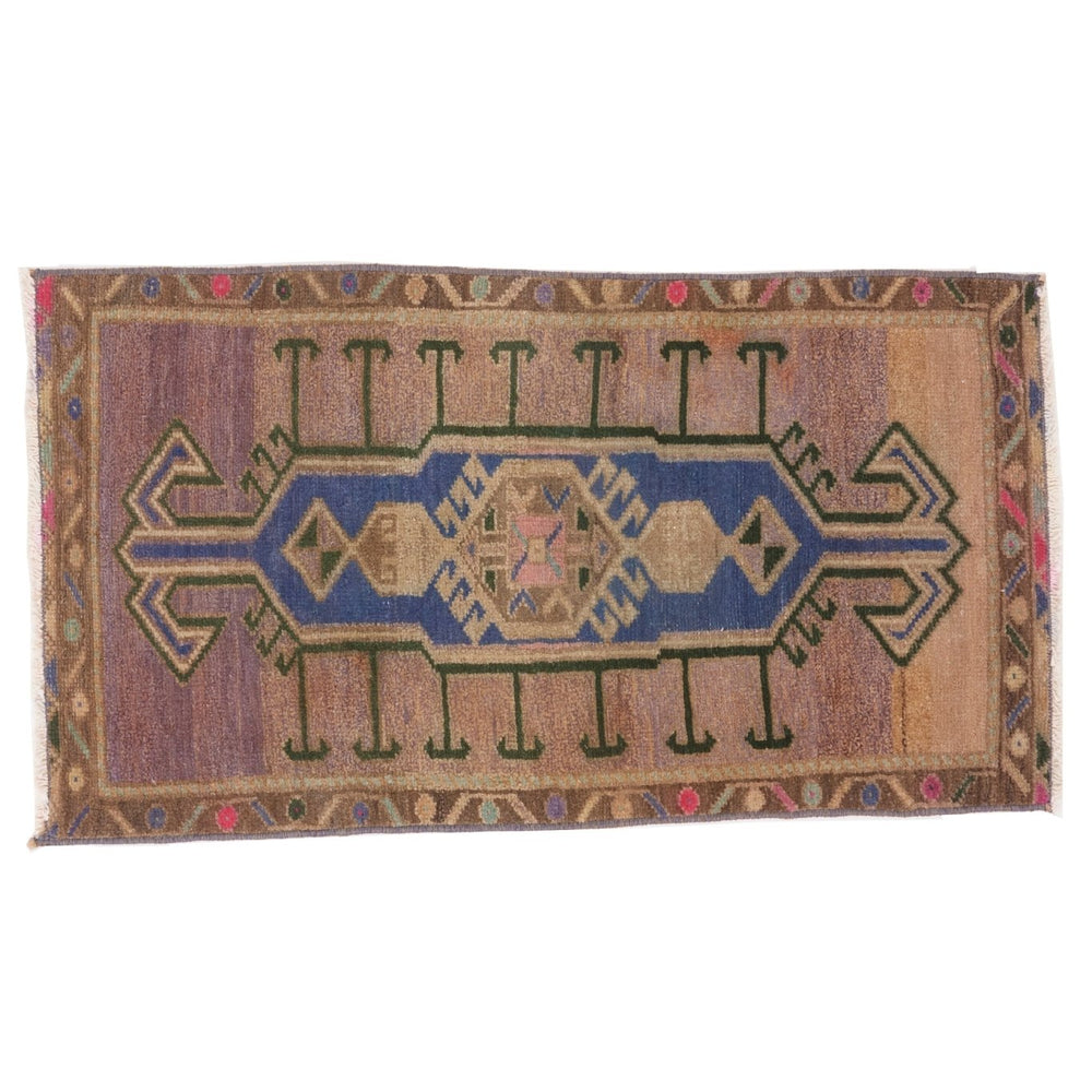 No. 1512 Mini Turkish Vintage Rug - 1'8" x 2'11.5" - Canary Lane