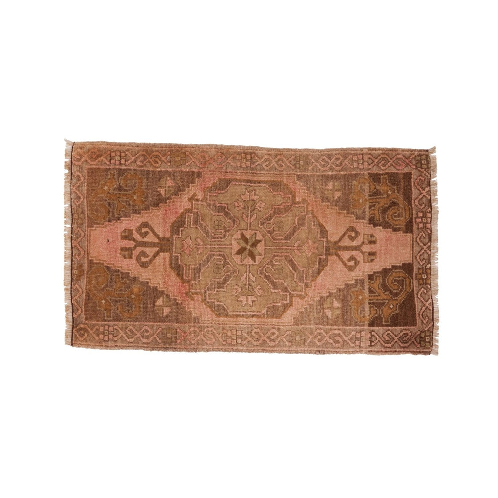 No. 1523 Mini Turkish Vintage Rug - 1'7.5" x 2'11" - Canary Lane