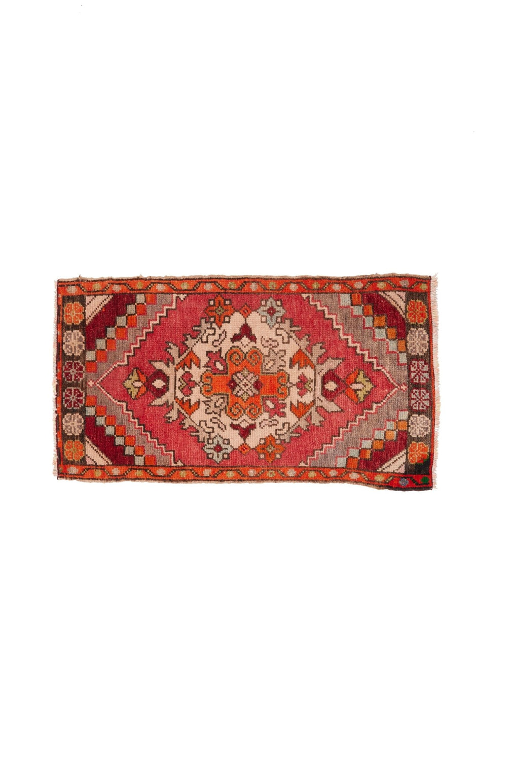 No. 1526 Mini Turkish Vintage Rug - 1'9.5