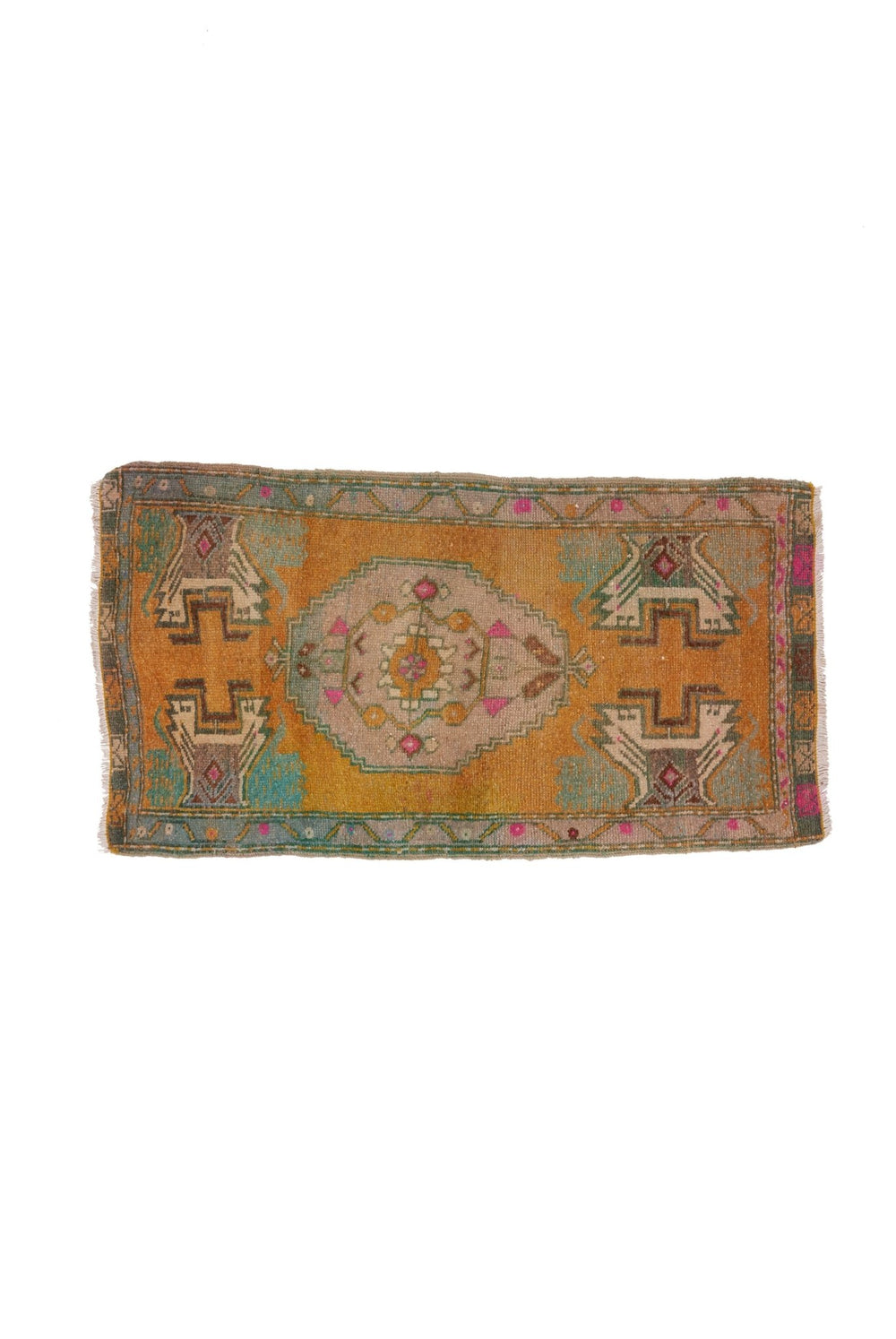 No. 1530 Mini Turkish Vintage Rug - 2'0