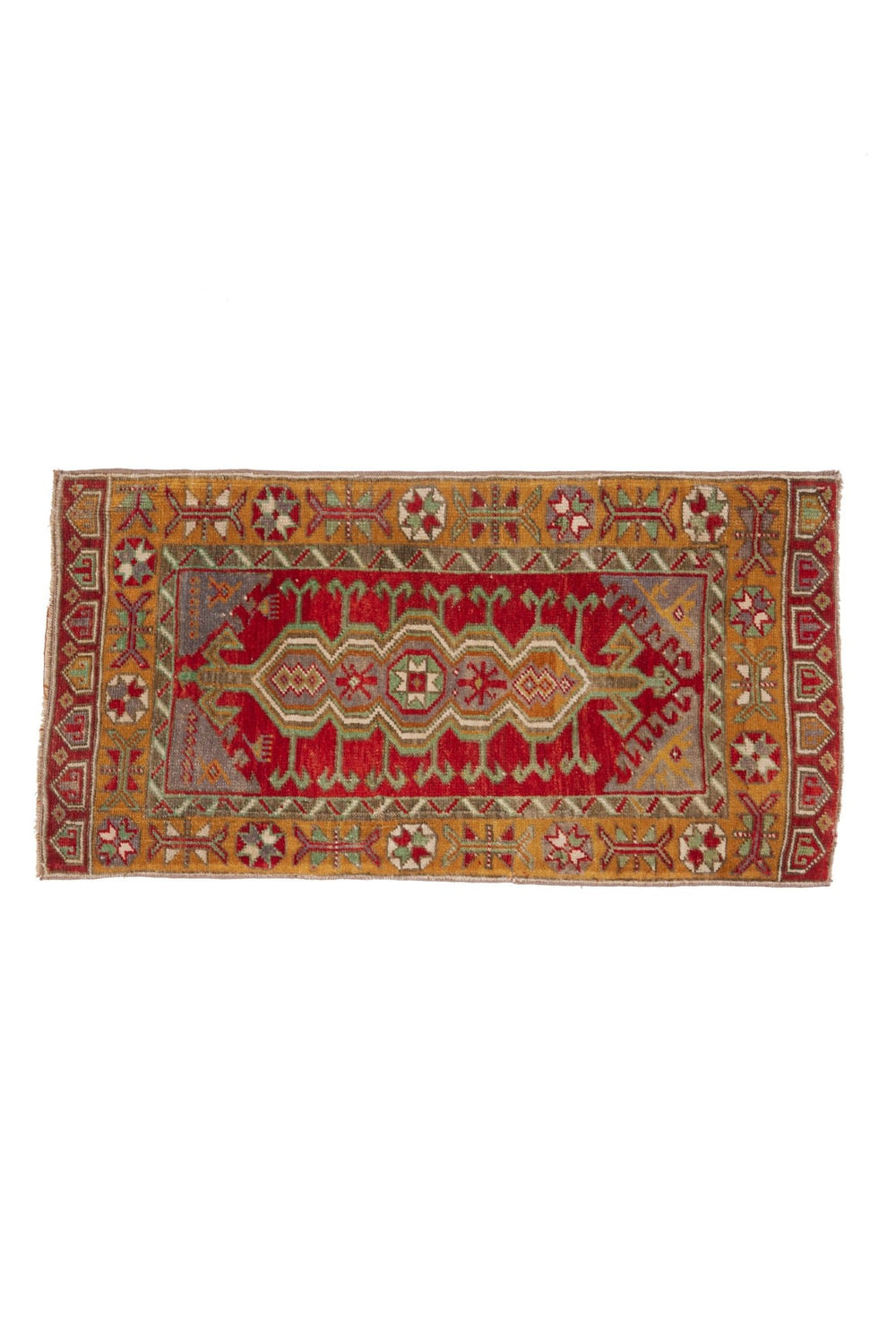 No. 1535 Mini Rug - 1'10'' x 3'7'' - Canary Lane