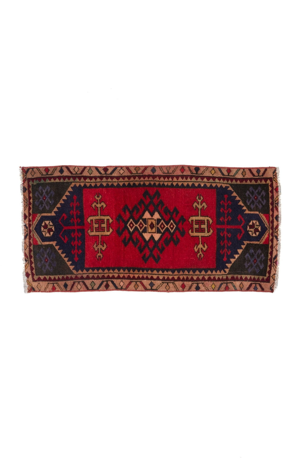 No. 1536 Mini Turkish Vintage Rug - 1'7.5'' x 3'3.5'' - Canary Lane