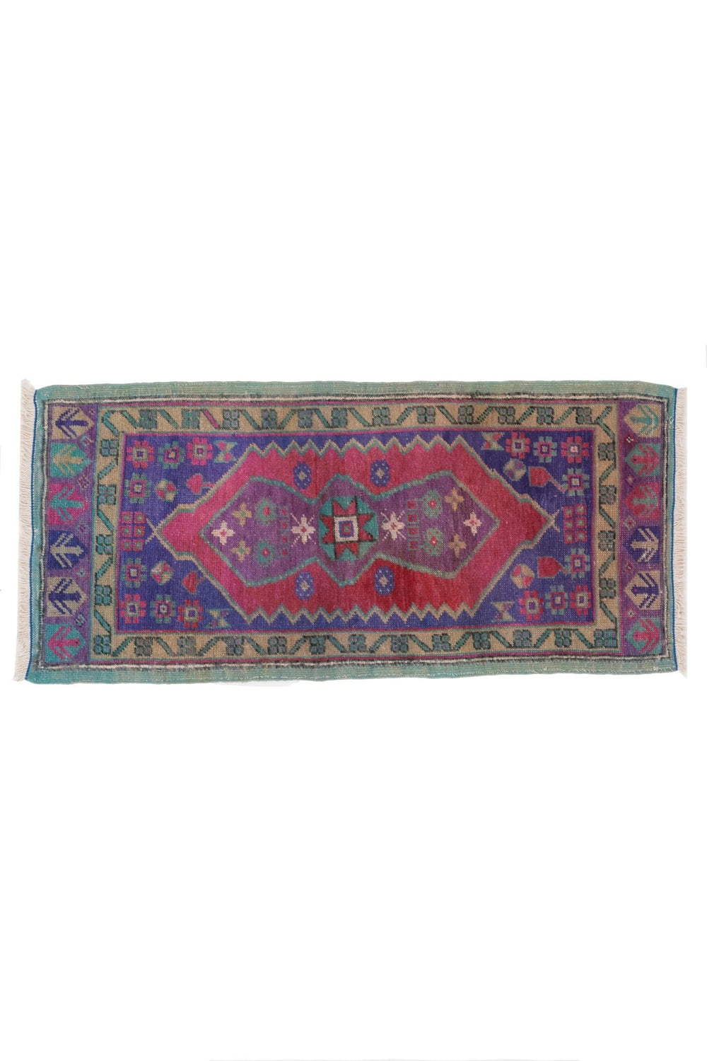 No. 1537 Mini Rug - 1'7.5'' x 3'7.5'' - Canary Lane