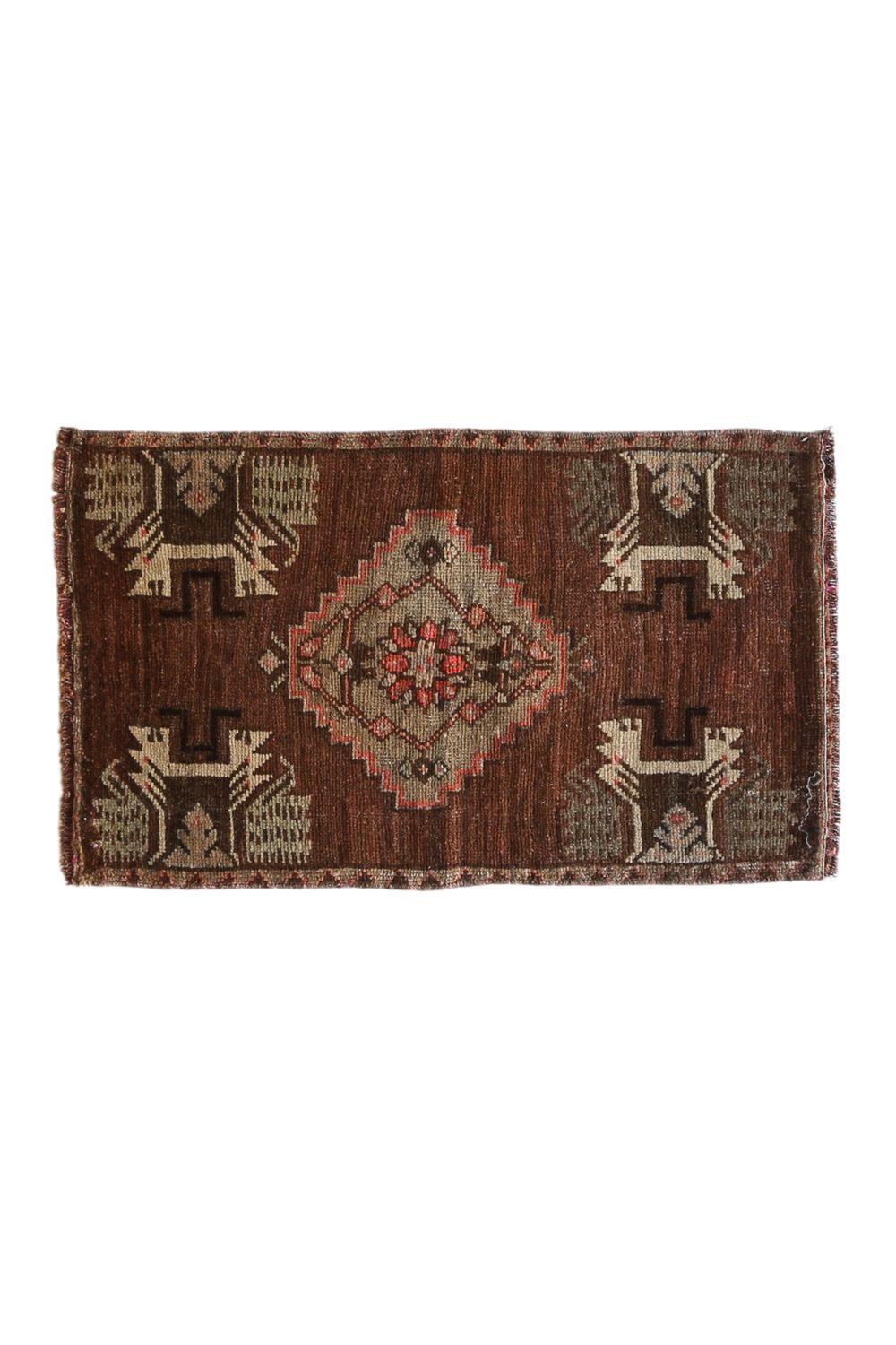 No. 1603 Mini Turkish Vintage Rug - 1'6.5