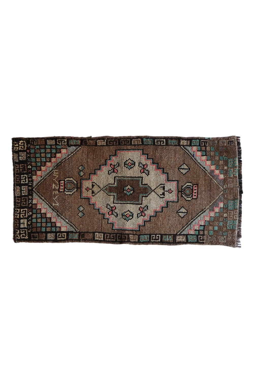 No. 1605 Mini Turkish Vintage Rug - 1'6.5