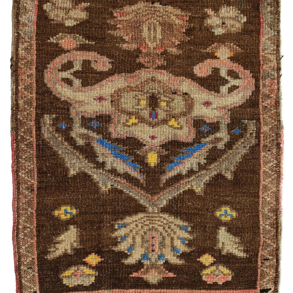 No. 343 Mini Vintage Rug - 1'8" x 2'4" - Canary Lane