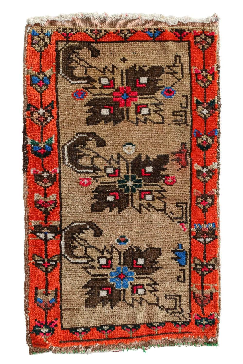 No. 348 Mini Vintage Rug - 1'5