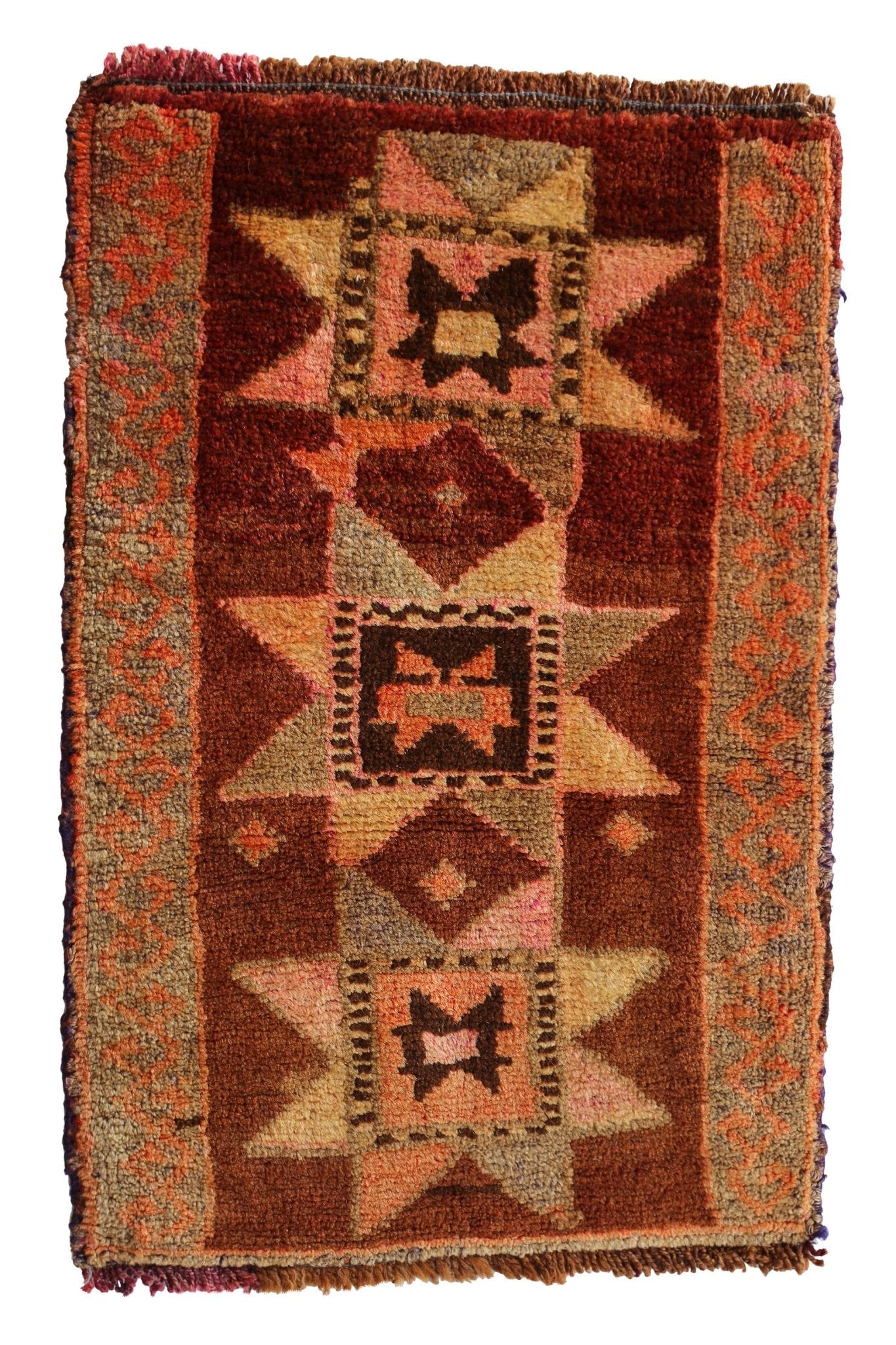 No. 358 Petite Vintage Rug - 1'9" x 2'9" - Canary Lane