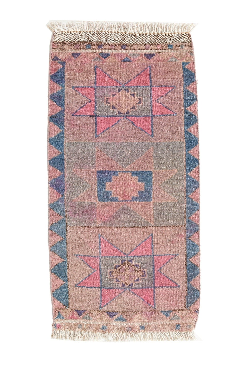 No. 478 Mini Vintage Rug - 1'5'' x 2'11'' - Canary Lane