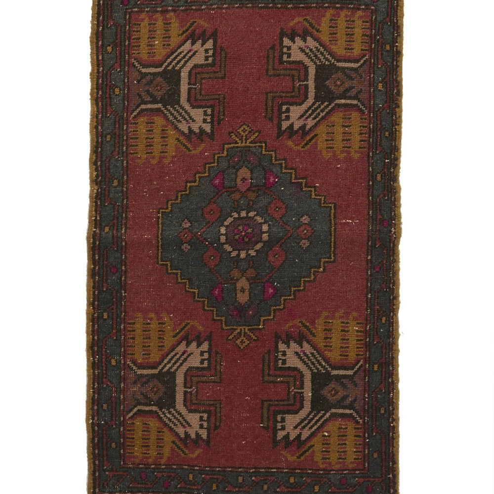 No. 748 Mini Rug - 1'10" x 3'7" - Canary Lane