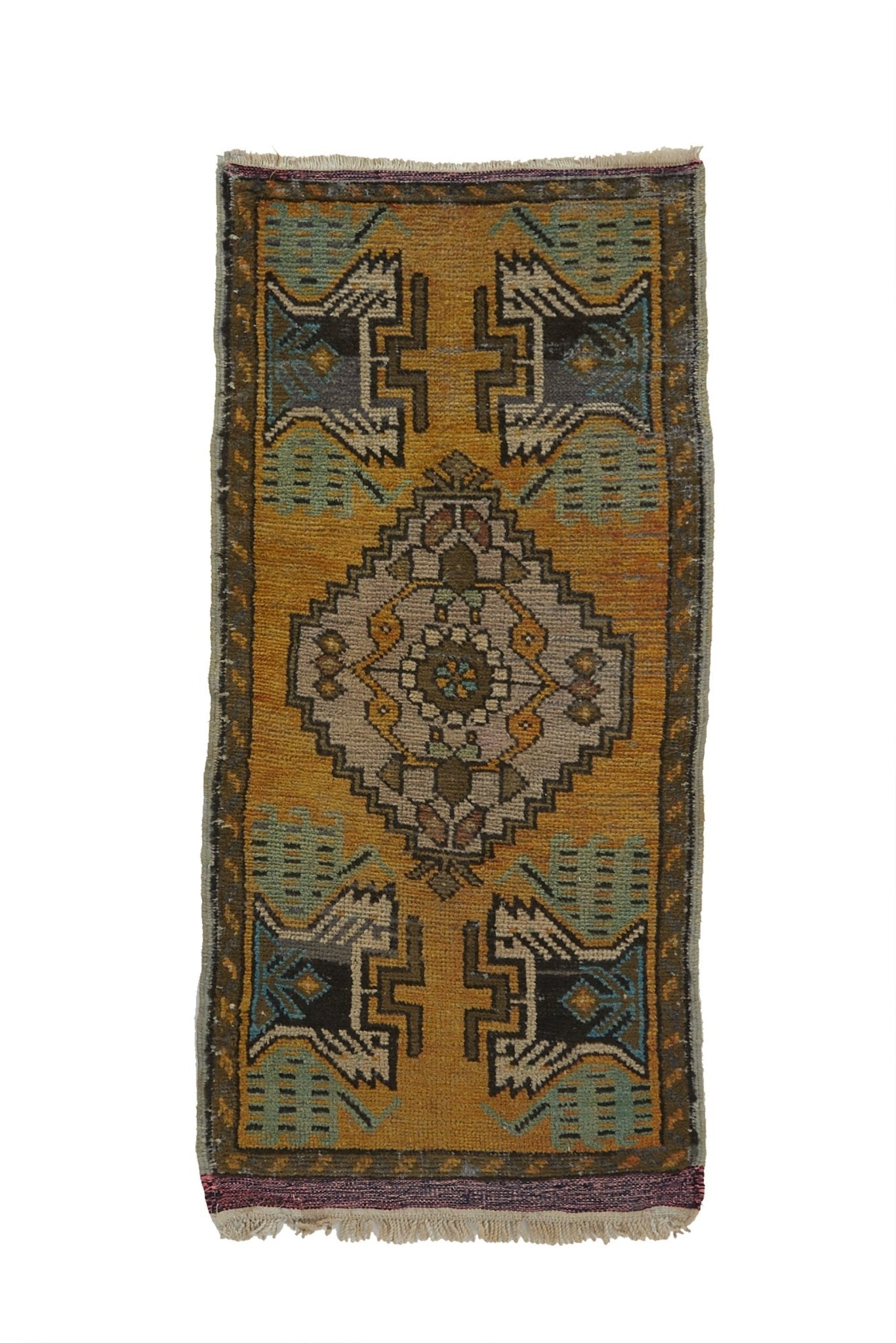 No. 770 Mini Rug - 1'7" x 3'7" - Canary Lane