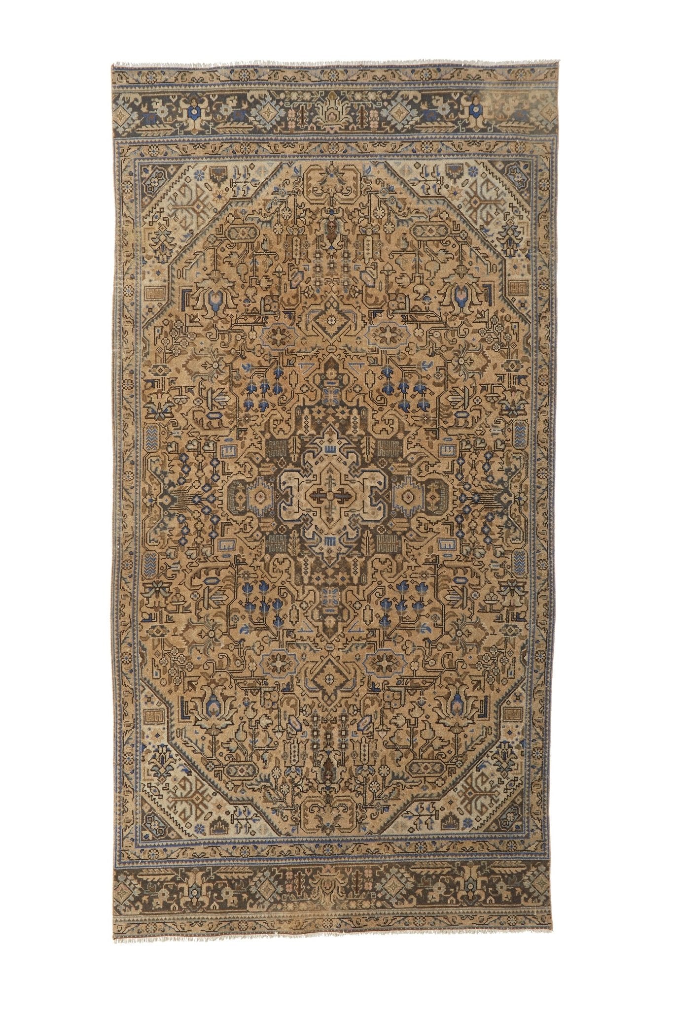 'Nova' Vintage Persian Rug - 4'10" x 9'8" - Canary Lane