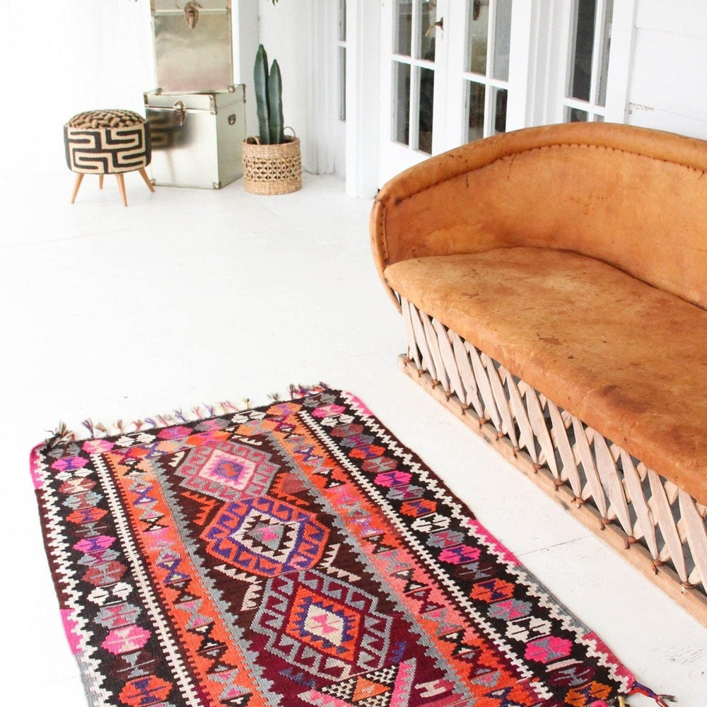 'Oleander' Petite Kilim - Canary Lane