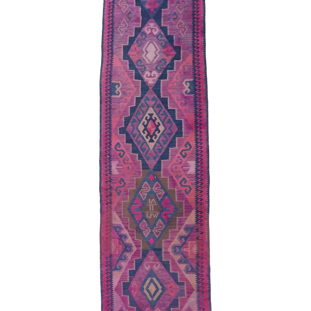 
                  
                    'Olivia' Vintage Heirloom Turkish Kilim Runner - 3'2'' x 12'7'' - Canary Lane
                  
                