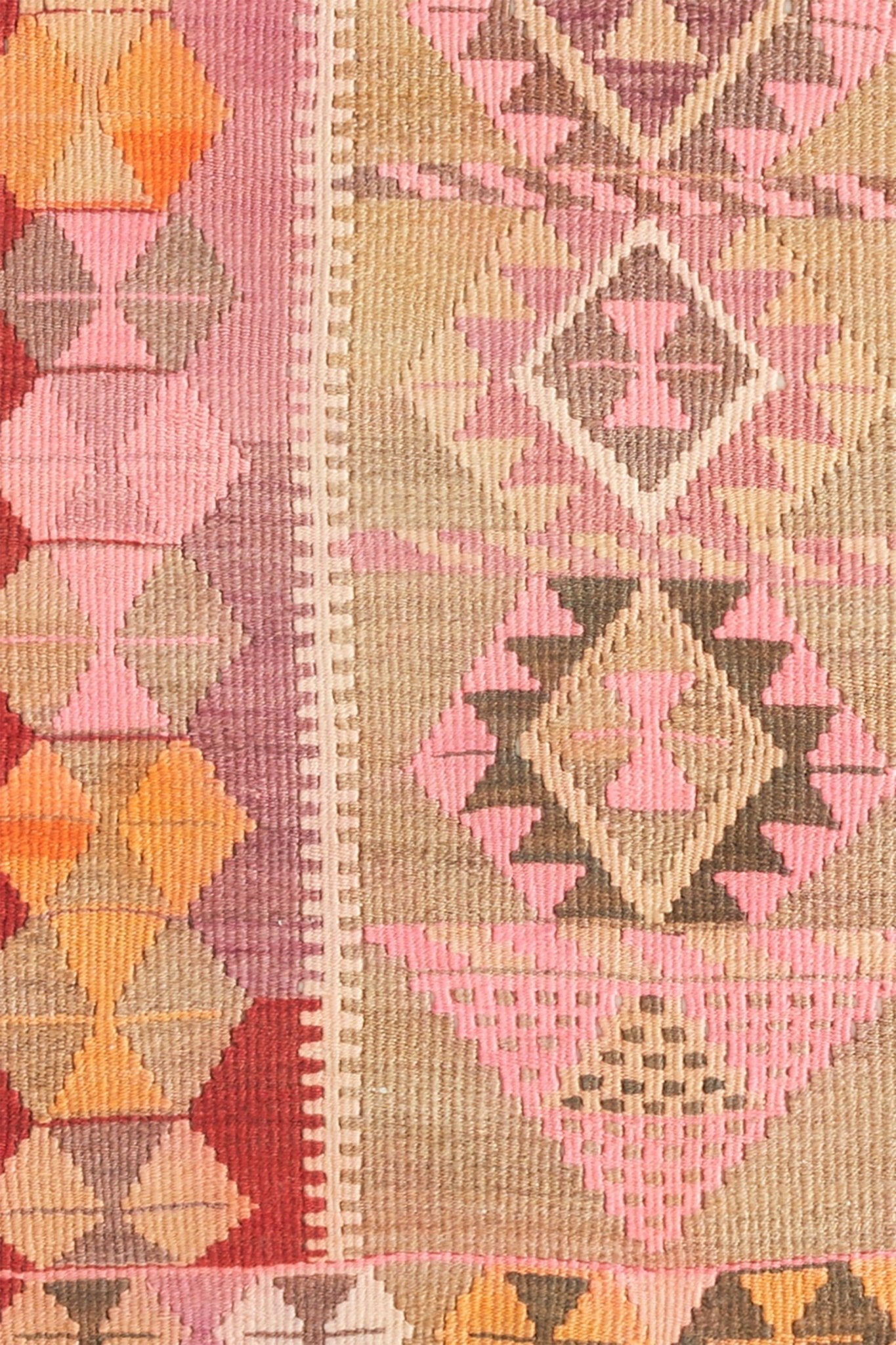 'Ollie' - Small Turkish Vintage Kilim - 2'8.5'' x 3'4'' - Canary Lane