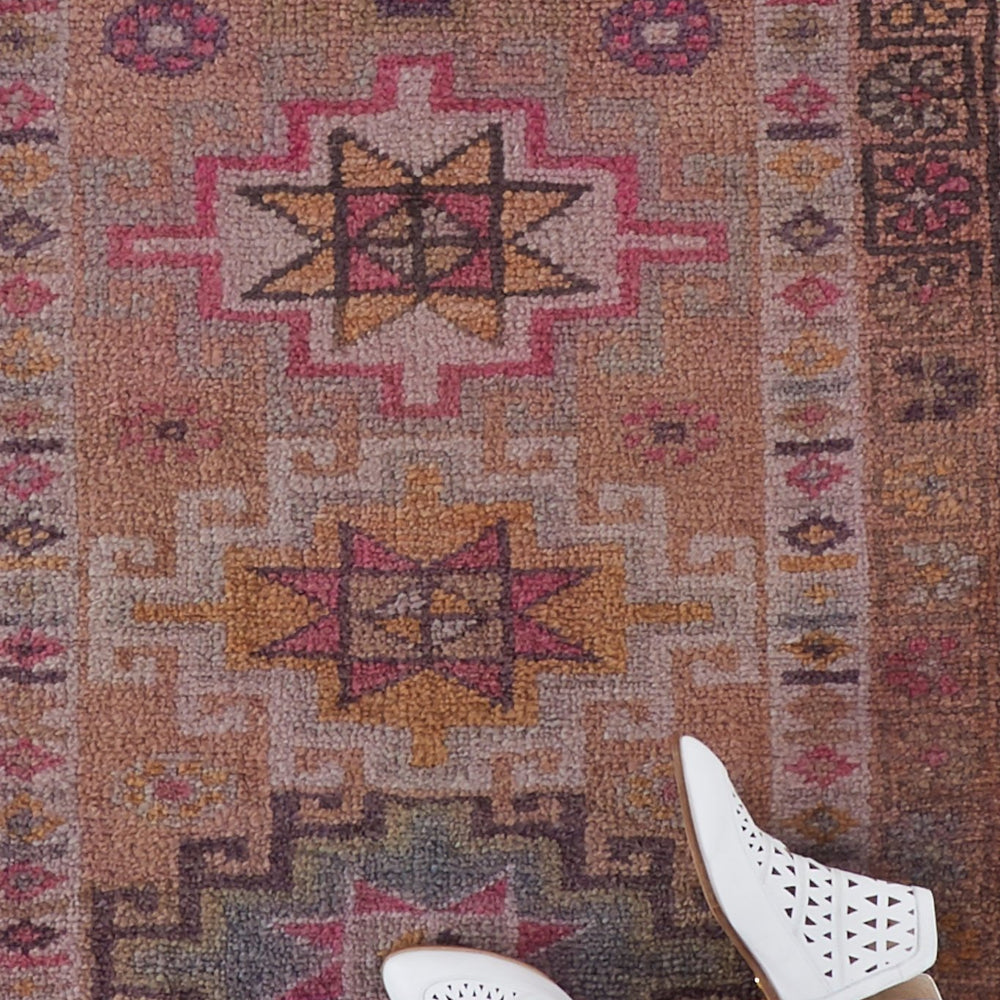 
                      
                        'Oriole' Vintage Turkish Runner - 2'8'' x 13'5'' - Canary Lane
                      
                    