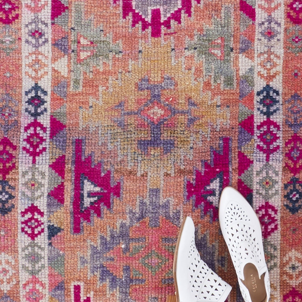 
                      
                        'Paloma' Turkish Runner Rug - 2'7'' x 13' - Canary Lane
                      
                    