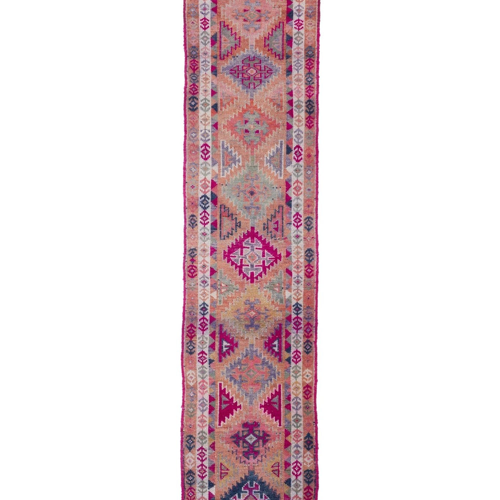 'Paloma' Turkish Runner Rug - 2'7'' x 13' - Canary Lane