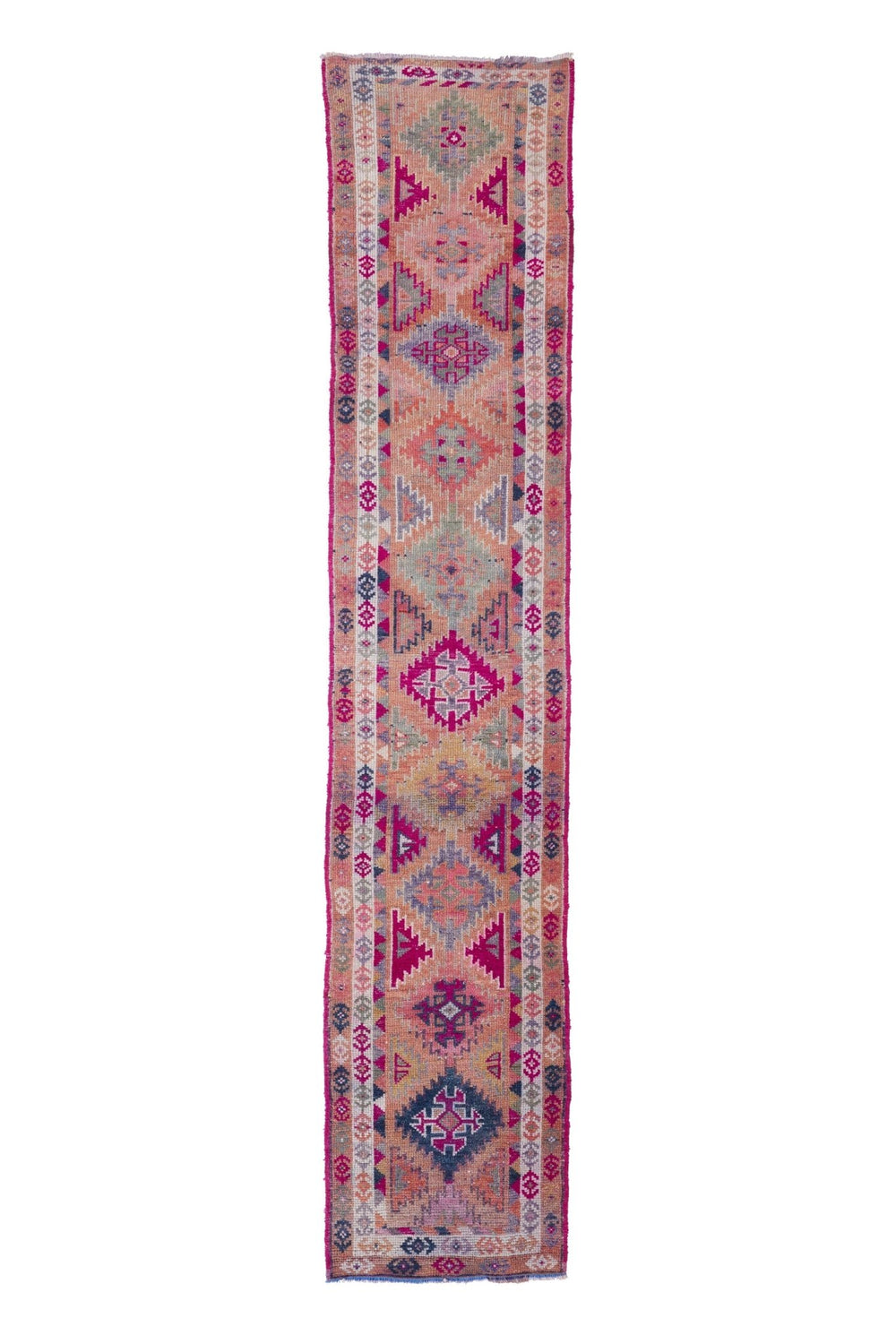 'Paloma' Turkish Runner Rug - 2'7'' x 13' - Canary Lane