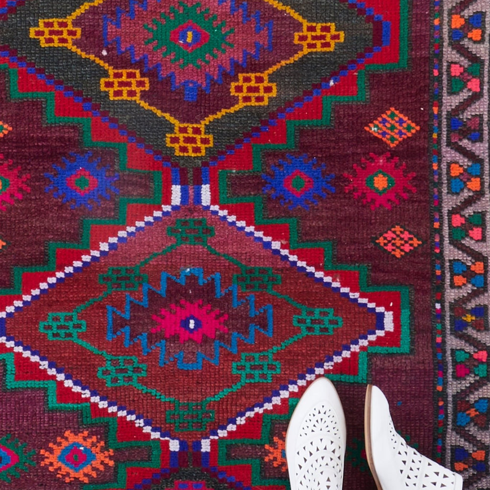 
                  
                    'Parade' Vintage Turkish Ombre Runner - 3'1" x 10' - Canary Lane
                  
                