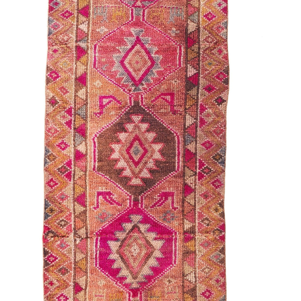 
                  
                    'Peony' Vintage Turkish Runner - 2'10'' x 12'3'' - Canary Lane
                  
                