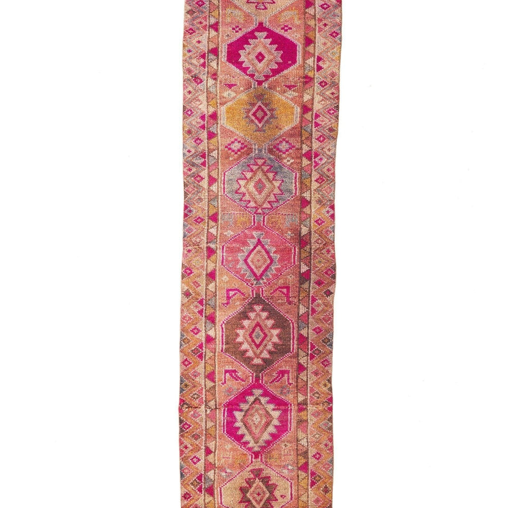 
                  
                    'Peony' Vintage Turkish Runner - 2'10'' x 12'3'' - Canary Lane
                  
                