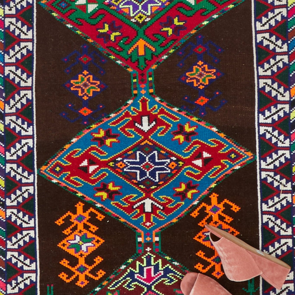 
                  
                    'Pepper' Vintage Turkish Runner - 2'9.5'' x 11' - Canary Lane
                  
                