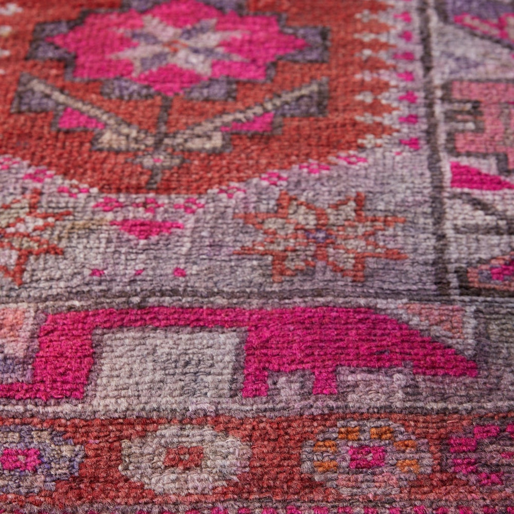 
                      
                        'Petunia' Turkish Vintage Runner - 2'9.5" x 13'3'' - Canary Lane
                      
                    