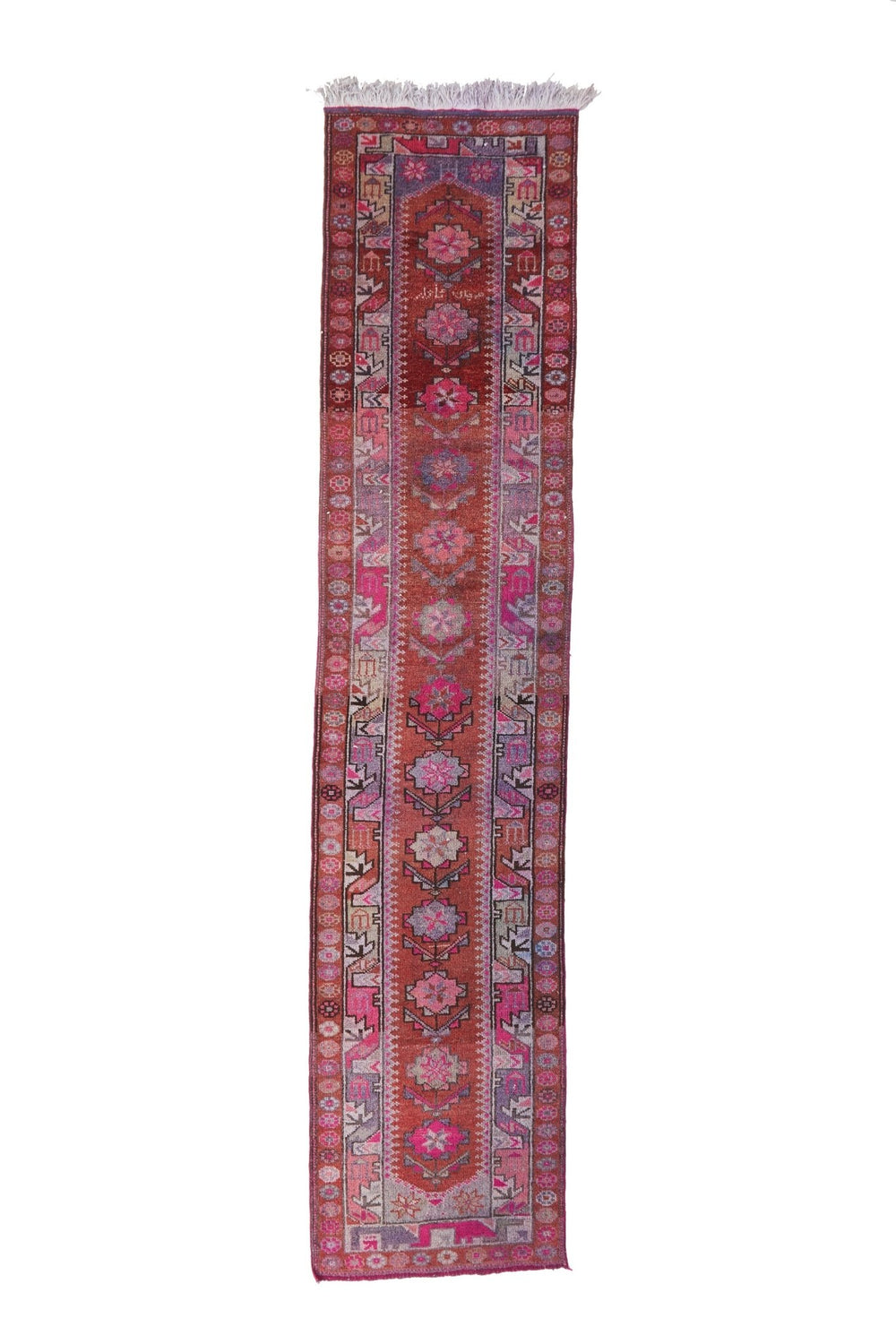 'Petunia' Turkish Vintage Runner - 2'9.5