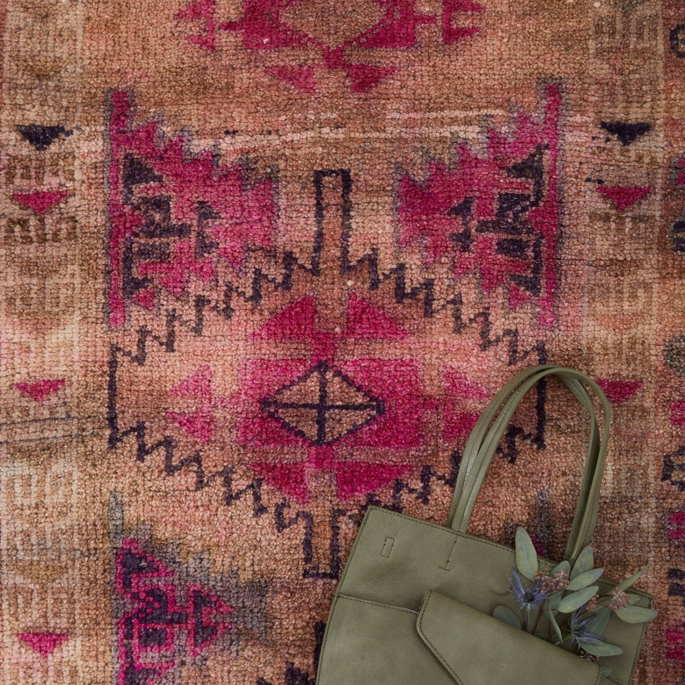 'Plum' Turkish Ombré Runner Rug - 2'10'' x 13'2'' - Canary Lane