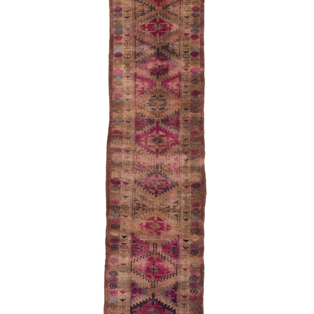 'Plum' Turkish Ombré Runner Rug - 2'10'' x 13'2'' - Canary Lane