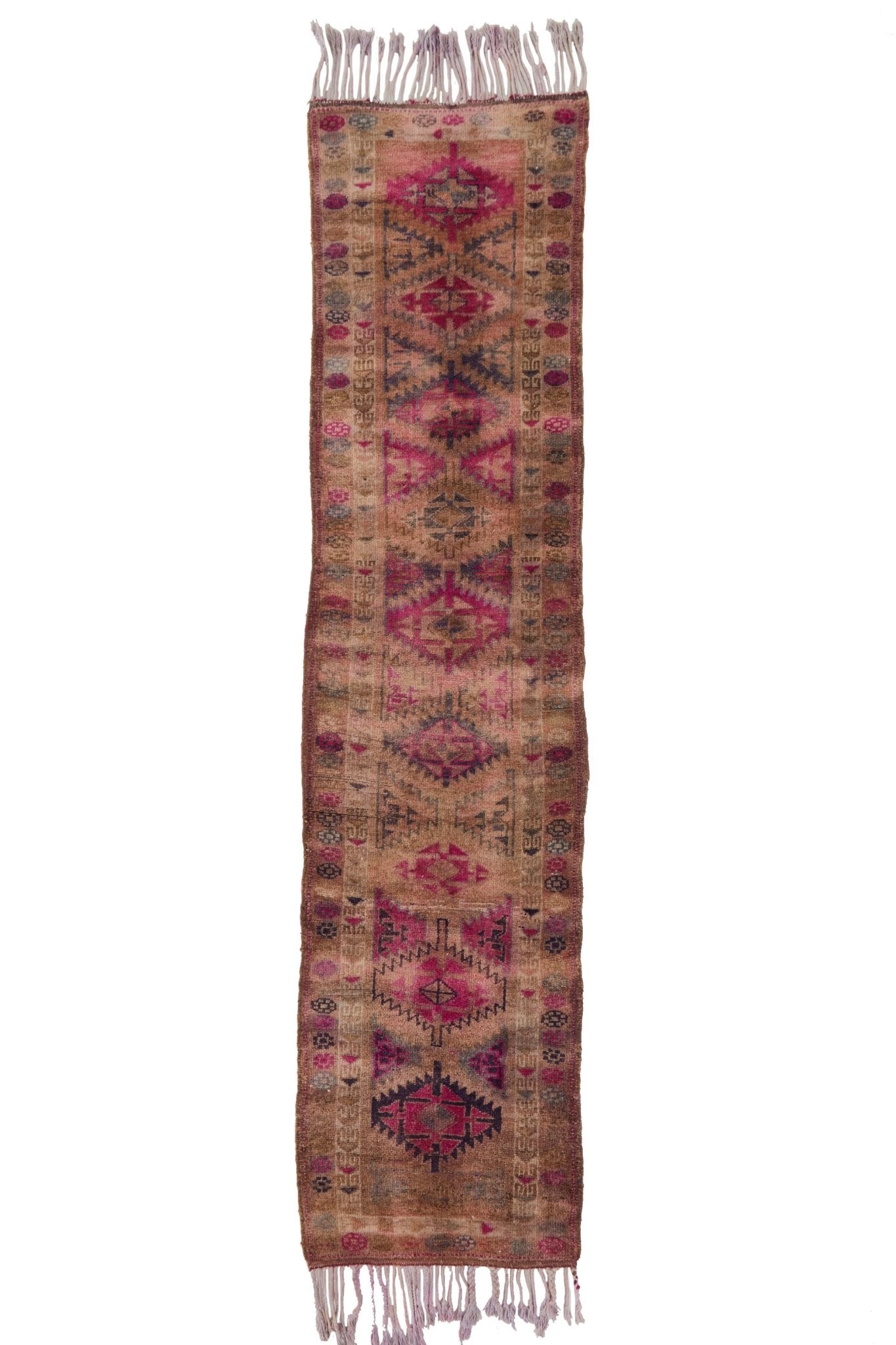 'Plum' Turkish Ombré Runner Rug - 2'10'' x 13'2'' - Canary Lane