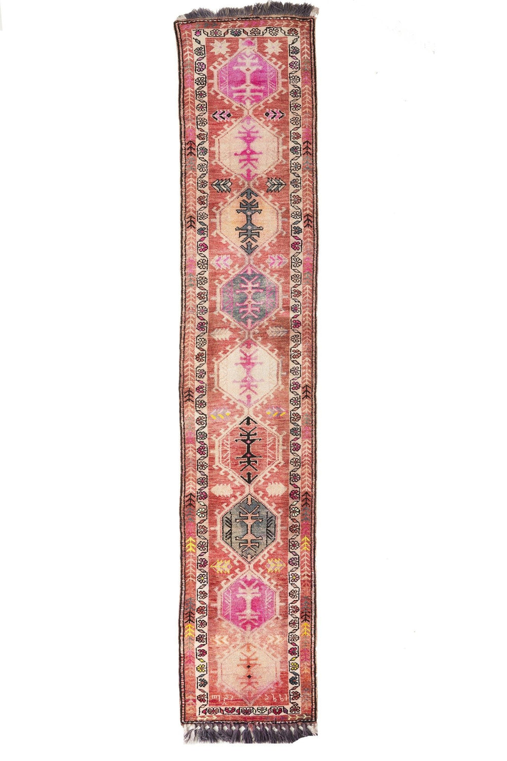 'Primrose' Turkish Runner - 2'8'' x 14' - Canary Lane