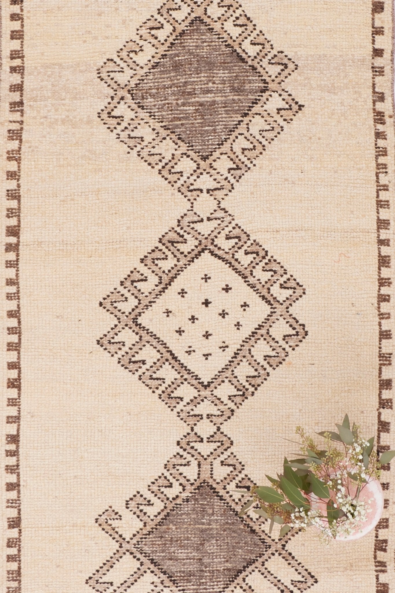 'Rory' Vintage Turkish Runner - 3'2'' x 14'5'' - Canary Lane